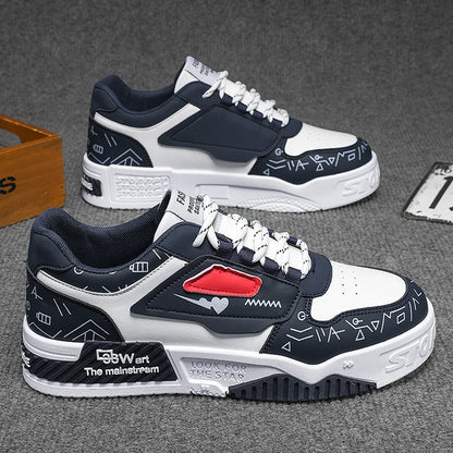 Herrenschuhe mit dicker Sohle