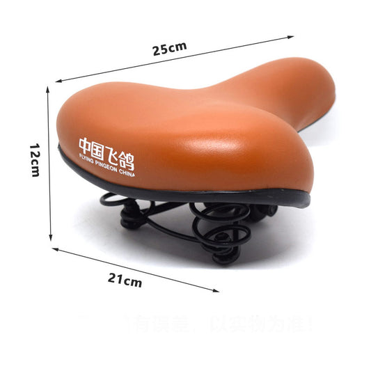 Bequemes Fahrradkissen mit vergrößertem, breitem und dickem Sattel 