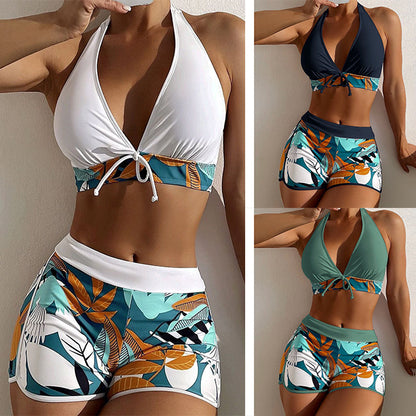 Sport-Bikinianzug mit hoher Taille für Damen