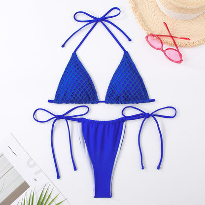 Neckholder-Bikini mit Schnürung, sexy, trendig und schmeichelhaft