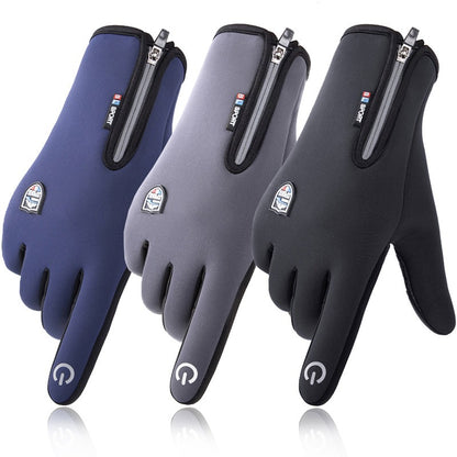 Winter thermische warme Outdoor-Handschuhe Touchscreen wasserdicht Radfahren Fahrrad winddicht Glo 