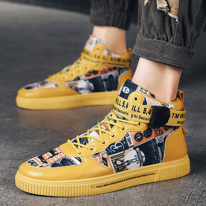 Trendige Herrenschuhe, neue High-Top-Schuhe für Teenager