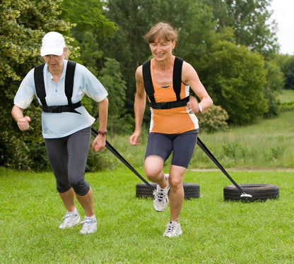 Lauftraining Workout Expander Fitnessband Widerstandsbänder Gewichtstragender Schultergurt für Geschwindigkeitstraining
