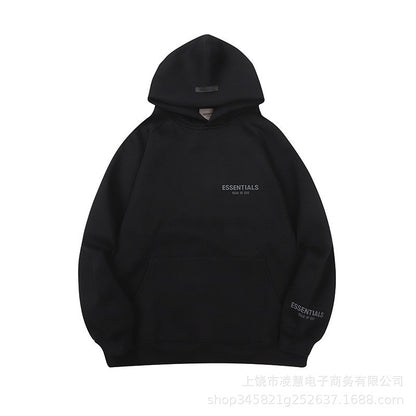 Unisex-Kapuzenpullover mit Buchstabendruck, lässig und warm für Herbst/Winter und Frühling