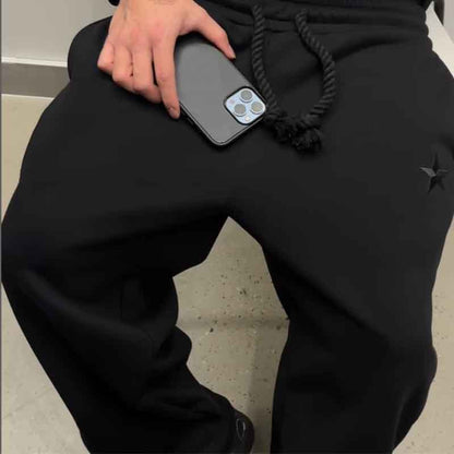 Elastische Freizeithose mit geradem Bein für Herren, leicht und stylisch 