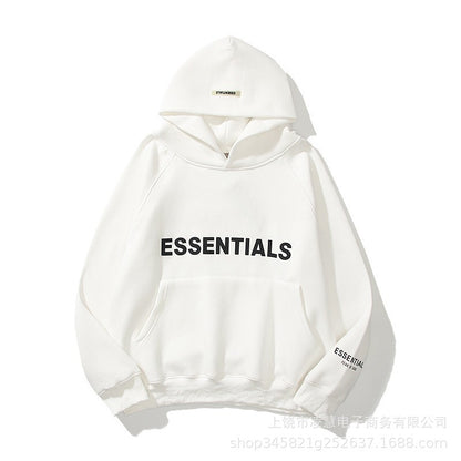 Unisex-Kapuzenpullover mit Buchstabendruck, lässig und warm für Herbst/Winter und Frühling