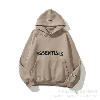 Unisex-Kapuzenpullover mit Buchstabendruck, lässig und warm für Herbst/Winter und Frühling